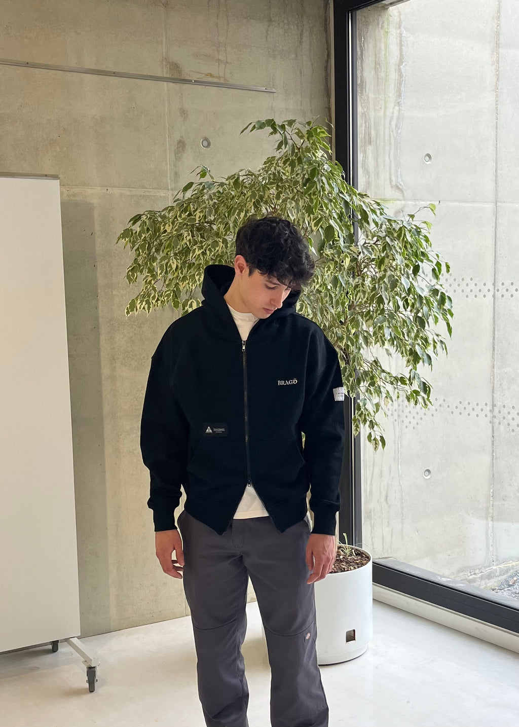 Couture Atelier zipped hoodie