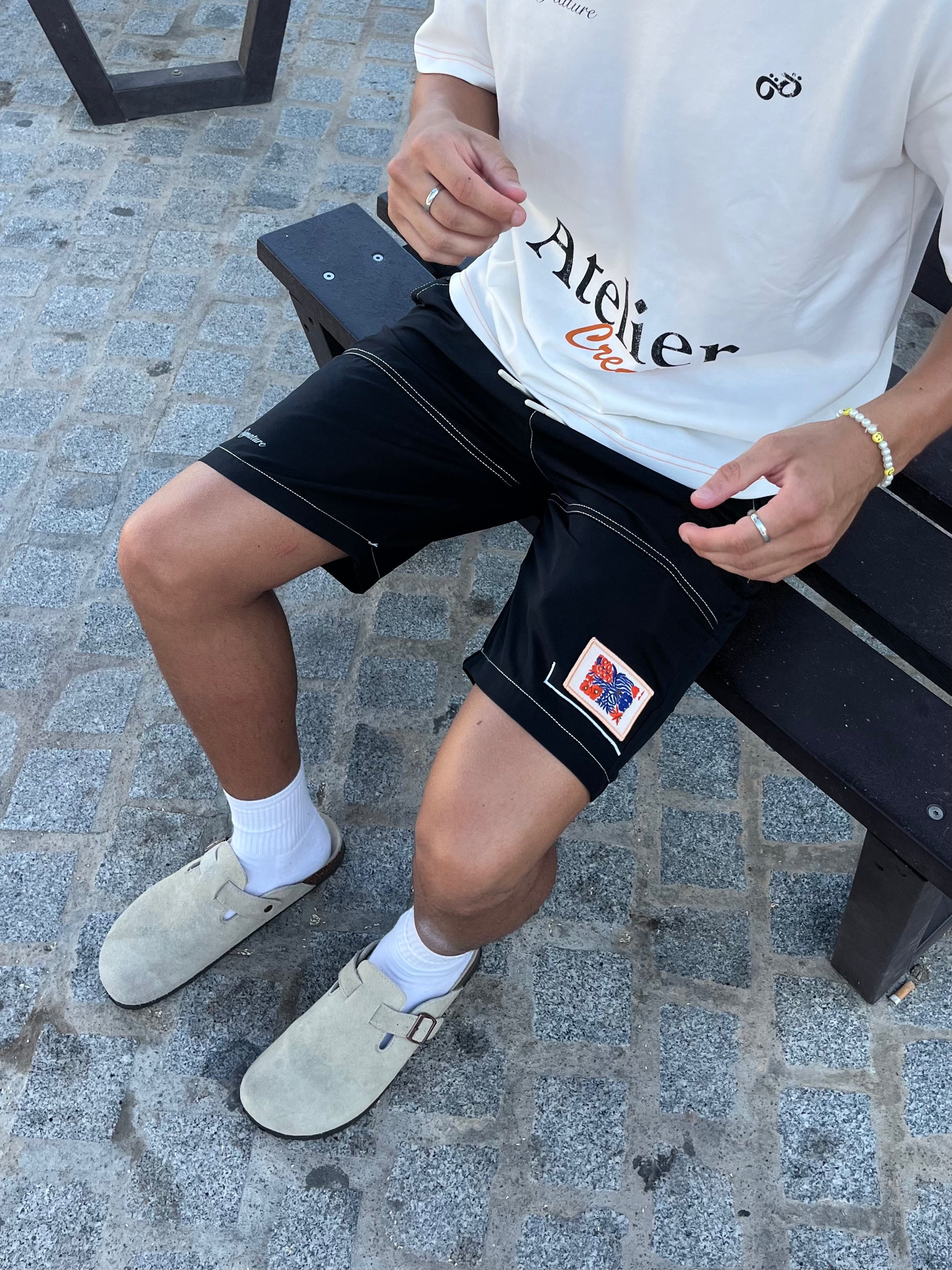 Atelier Creative Black Shorts
