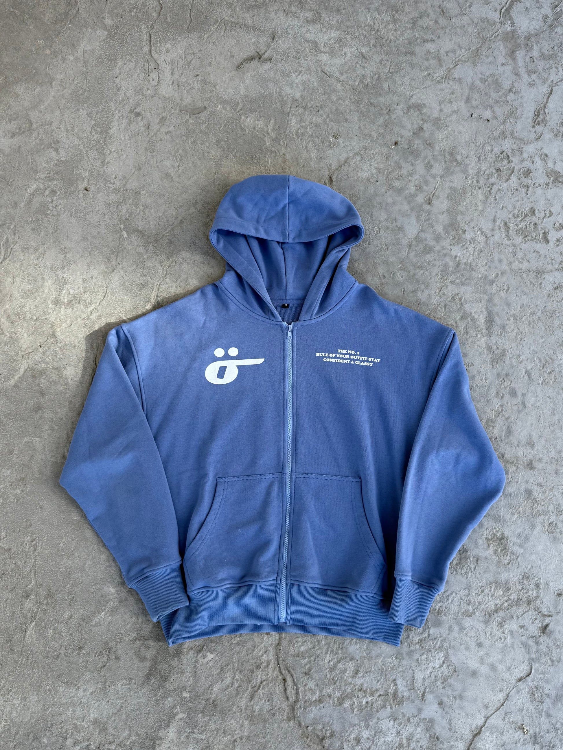 Stay Classy zipped hoodie